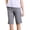 Charcoal/Violet Red, variant on Women's Stretchable Plaid Bermuda Shorts #2821