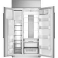 thumbnail image 3 of Monogram ZISS420DNSS 24.6 Cu. Ft. Stainless Side-by-Side Built-In Refrigerator, 3 of 4