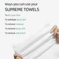 thumbnail image 4 of 100% Plant Fiber Disposable Face Towel Biodegradable Face Towel for Drying Face 50 Count/Box Extra Thick Soft One Time Use Face Towels 10"×12" Large Clean Towels for Sensitive Skin, Baby Care, 4 of 6