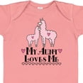 thumbnail image 4 of Inktastic Llama Aunt Loves Me Girls Girls Baby Bodysuit, 4 of 5