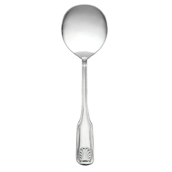 Excellante Flatware-Sea Shell stainless steel bouillon spoon, comes in dozen