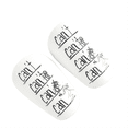 thumbnail image 1 of 1 Pairs EVA Mini Shin Pads Wear-Resistant Shock Absorbing Soccer Leg Protector Football Training Shin Guards S White, 1 of 7
