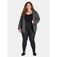 thumbnail image 4 of Terra & Sky Women's Plus High Rise Leggings, 27” Inseam, Sizes 0X-4X, 4 of 5