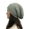thumbnail image 4 of Hats for Women Winter and Fall Beanie Hat for Women Oversized Knit Warm Winter Hats for Women Thick for Cold Weather Life Is Good Hats for Women Life Is Good Hat Women, 4 of 5