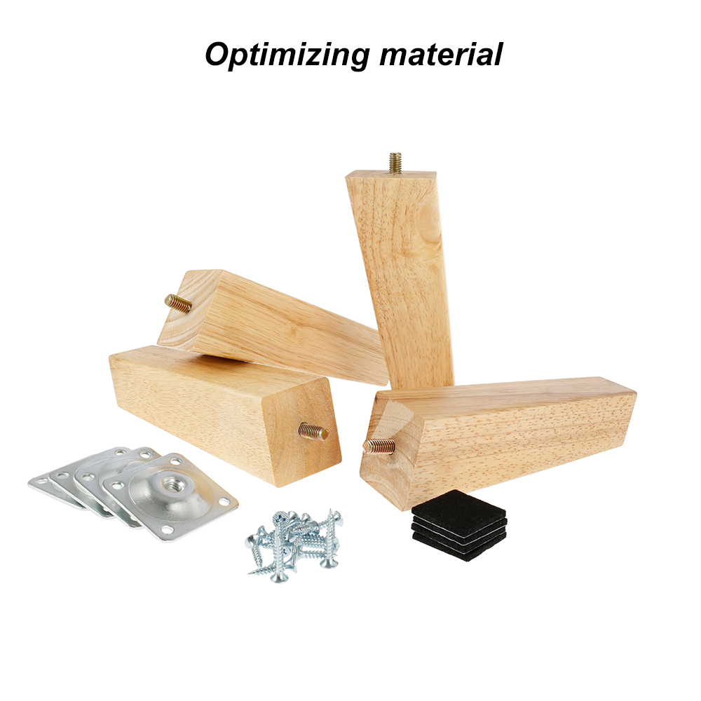 HOTBEST 4Pcs Nordic Sofa Coffee Table Furniture Feet 4/6/8 Inch Height