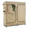Honey Can Do Portable Closet And Clothes Rack With Cover And Double