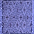 thumbnail image 1 of Ahgly Company Indoor Square Oriental Blue Traditional Area Rugs, 4' Square, 1 of 4