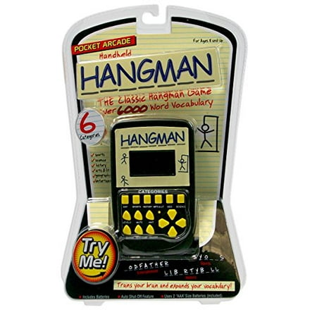Pocket Arcade - Pocket Arcade Electronic Hangman Game