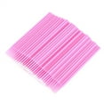 thumbnail image 1 of Aplicadores de algodón de micro cepillo desechables Aplicadores de algodón Eyeliner Mascara Pajas de la extensión de la extensión de lápiz labial Varilletas maquillaje Pink 100 PCS Eigraketly CE001469-01, 1 of 7