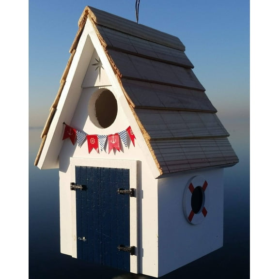 Home Bazaar Dockside Cottage Birdhouse