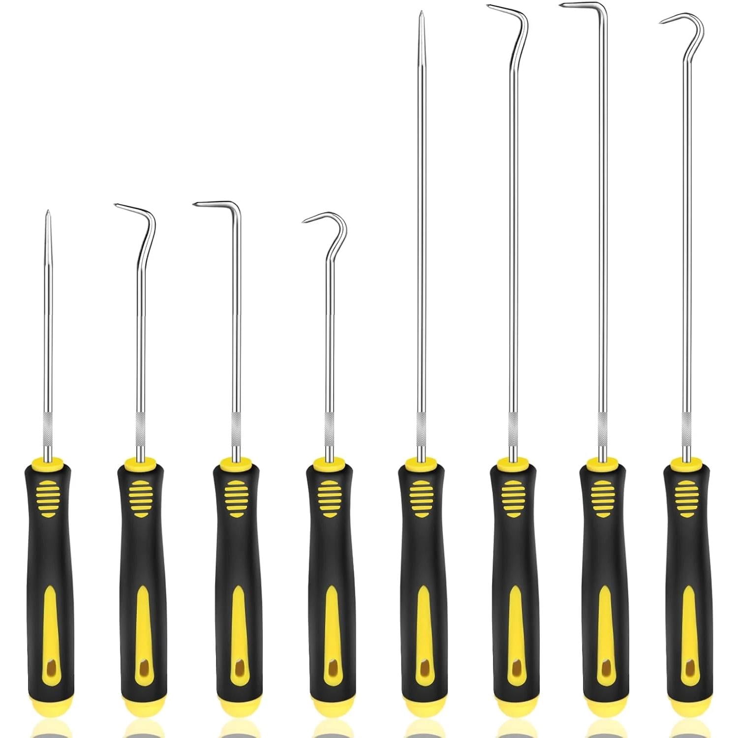 WORKPRO 9Pcs Precision Pick and Hook Set with Scraper, Hand Tools