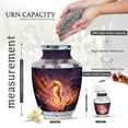 thumbnail image 2 of KARYLIZ Sea Horse Urns For Human Ashes Adult Man - Sunset Clouds Small Urn For Ashes Adult Male - Blue Urn For Women - Small Funeral For Men - Cremation Urn For Women - Combo of 5, 10 Inch & 3 Inch, 2 of 2