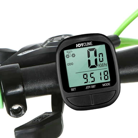 joycune Bike Speedometer,Bike Computer Display Outdoor Computer Waterproof Wired Waterproof Wired Stopwatch LED Computer L-ED Display