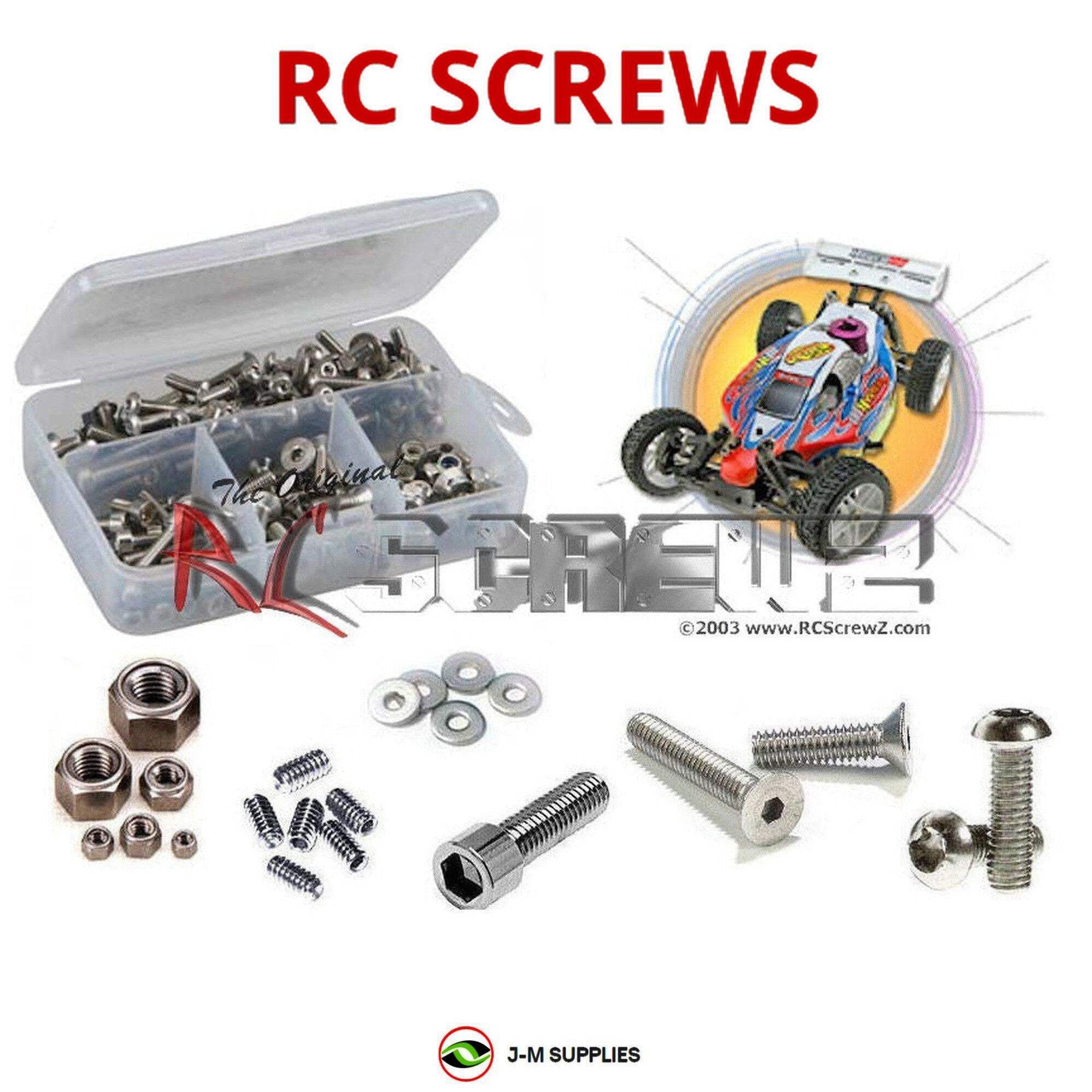 J RCScrewZ Stainless Steel Screw Kit sch033 for Schumacher Cat XLS