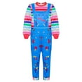 thumbnail image 5 of Boys Girls Chucky Costume Jumpsuit Halloween Cosplay Dress Up, 5 of 7
