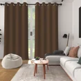 thumbnail image 5 of Lfeey Brown Room Darkening Curtains 42x63 Inch, Blackout Curtains for Bedroom Living Room, 2 Panels, 5 of 7