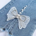 thumbnail image 6 of zbxnLI Girls Flare Jeans High Waisted Bell Bottom Denim Pants Cute Bootcut Denim Trousers with Pockets, 6 of 7