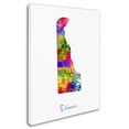 thumbnail image 2 of Trademark Fine Art "Delaware Map" Canvas Art by Michael Tompsett, 2 of 3