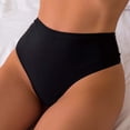 thumbnail image 7 of QTBIUQ Womens Bikini Swim Thong Bottom Briefs Solid Color High Cut Swimwear Swimsuit Bottoms, 7 of 7