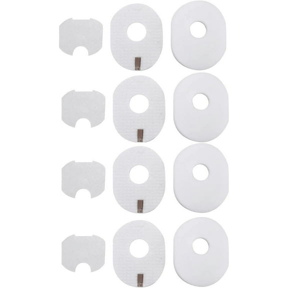 4 Pack Vacuum Foam Sponge Filter Replacement for Shark Rocket Vacuum HV300 HV301 HV300W HV302 HV305 HV310 UV450 Foam & Felt Filter Kit