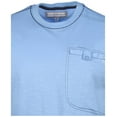thumbnail image 2 of PD&C Men's Button Pocket Casual T-Shirt (Baby Blue, Small), 2 of 4