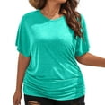 thumbnail image 2 of Womens Summer Tops Boho Plus Size Shirts for Women 4X-5X Generic Brand Tops for Women, 2 of 6