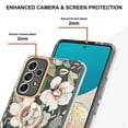 thumbnail image 3 of Allytech Galaxy A53 5G Case Cover, Soft TPU Back Cover with Ring Holder Stand Shockproof Anti-Scratch Slim Fit Bumper Phone Case for Samsung Galaxy A53 5G, Flower, 3 of 4