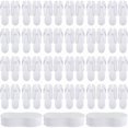 thumbnail image 1 of wonima44 100 Pairs Disposable Pedicure Slippers Bulk,White EVA Flip-Flops Kit,SPA Pedicure Slippers for Adult,Lightweight and Easy to Wear,Ideal for Nail Salons,Hotels,Travel,Home,Party, 1 of 1