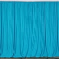 thumbnail image 2 of AK TRADING CO. 10 feet x 8 feet Polyester Backdrop Drapes Curtains Panels with Rod Pockets - Wedding Ceremony Party Home Window Decorations - Turquoise, 2 of 2