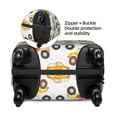 thumbnail image 4 of Xecao Cartoon Monster Trucks print Elastic Luggage Cover, with double-sided print , is perfect for travel, business, and daily use, 4 of 9