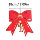 thumbnail image 1 of Gibobby Adorno Árbol De Navidad Pajarita Grande Roja 13cm Con Campana Colgante(E), 1 of 4
