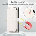 thumbnail image 3 of YEYKX Funda Tipo Billetera para Samsung Galaxy S21+ 5G 6,7 Pulgadas con Correa para Muñeca/hombro, 9 Ranuras para Tarjetas, Monedero con Cierre, Soporte de Cuero de Lujo, Funda Cell Phone a Cuadros, 3 of 10