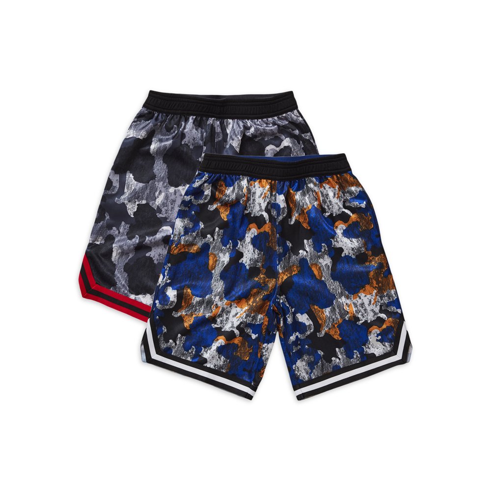 AND1 AND1 Boys 'Lay Up' Camo 2Pack Basketball Shorts, Sizes 418
