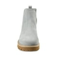 thumbnail image 6 of Journee Signature Womens Genuine Leather Bristol Round Toe Block Heel Chelsea Booties, 6 of 8