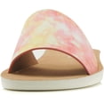 thumbnail image 4 of Soda Shoes Women Flip Flops Basic Plain Slippers Slip On Sandals Slides Casual Peep Toe Beach EFRON-S DYE Pink Yellow 9, 4 of 5