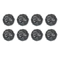 thumbnail image 1 of Unique Bargains 8 Pcs Wicker Rattan Balls 3.9 Inch Rattan Decorative Balls for Vase Fillers Craft Home Decor Black, 1 of 5