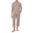 thumbnail image 2 of Secret Treasures Women's and Women's plus Traditional Short Sleeve Notch Collar Knit PJ, 2 of 7