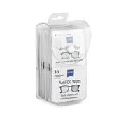 ZEISS Gentle and Thorough Cleaning Anti Fog Lens Cleaner Wipes for Eyeglass, 30 Count