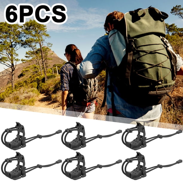 DQrwqpou Clip Encuadernación MOLLE Gear Organizador Multifunción Hebilla (Negro)