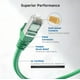 thumbnail image 3 of Cable Ethernet Matters Cat 6A, 10 Gbps, 30 m, blindado, verde, 3 of 8