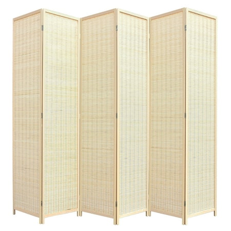 Rhf 6 Ft Tall Extra Wide Double Hinged Bamboo Room