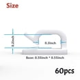 thumbnail image 5 of Sticky Pad Cable Wire Organizer, Strong Adhesive Cable Clips for Easy Installation, Multipurpose Cable Management for Home Office Extreme Environment Performance (60Pcs), 5 of 5