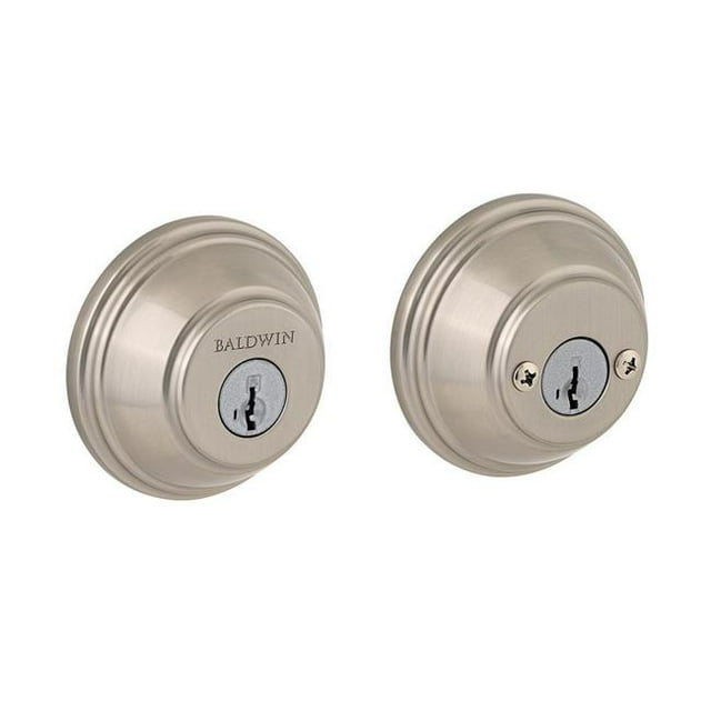 Prestige Round Single Cylinder Deadbolt, Slate