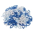thumbnail image 1 of 108 Piezas Peces dan Forma a Recortes de Natural, Formas de Artesanales Azul blanco, 1 of 8