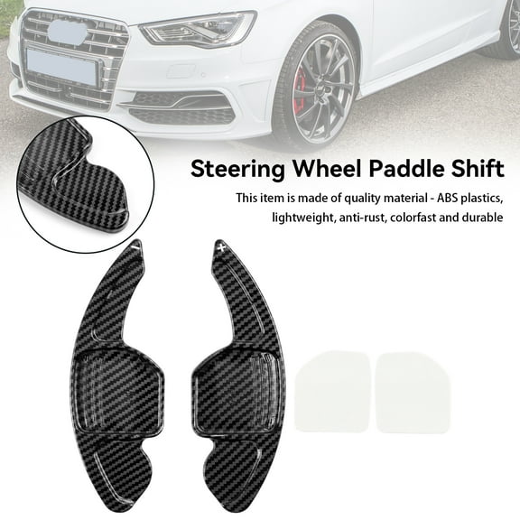 Steering Wheel Shift Paddle Shifter Extension Fit for Audi A3 A4 A5 A6 A7 A8 Q5 Q7