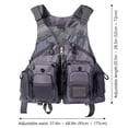 thumbnail image 2 of Chaleco de Pesca BASSDASH Ajustable con 18 Bolsillos, 2 of 7