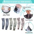 thumbnail image 3 of Manches de Bras pour les Hommes Femmes, UV Manchon de Protection Solaire pour Couvrir le Tatouage, Couverture de Bras de Compression de Refroidissement, 3 of 5