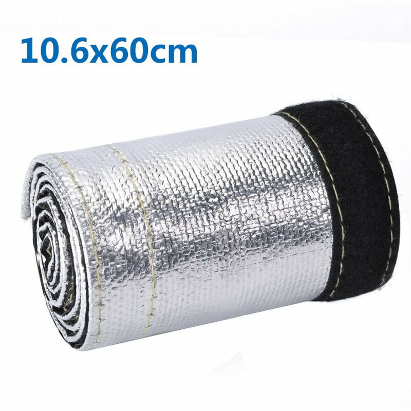 Metallic Sleeve Insulated Wire Hose Cover Wrap Loom Tube 2" 3 Ft 