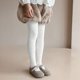 thumbnail image 5 of Cowsor Toddler Baby Girls Winter Fleece Lined Leggings Knit Thick Warm Full Length Tights Basic Velvet Pants, 5 of 7