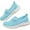 Blue, variant on Women's Casual Lightweight Soft Sole Mesh Comfort Orthopedic Shoes, 2024 New Walking Slip On Flats with Arch Support